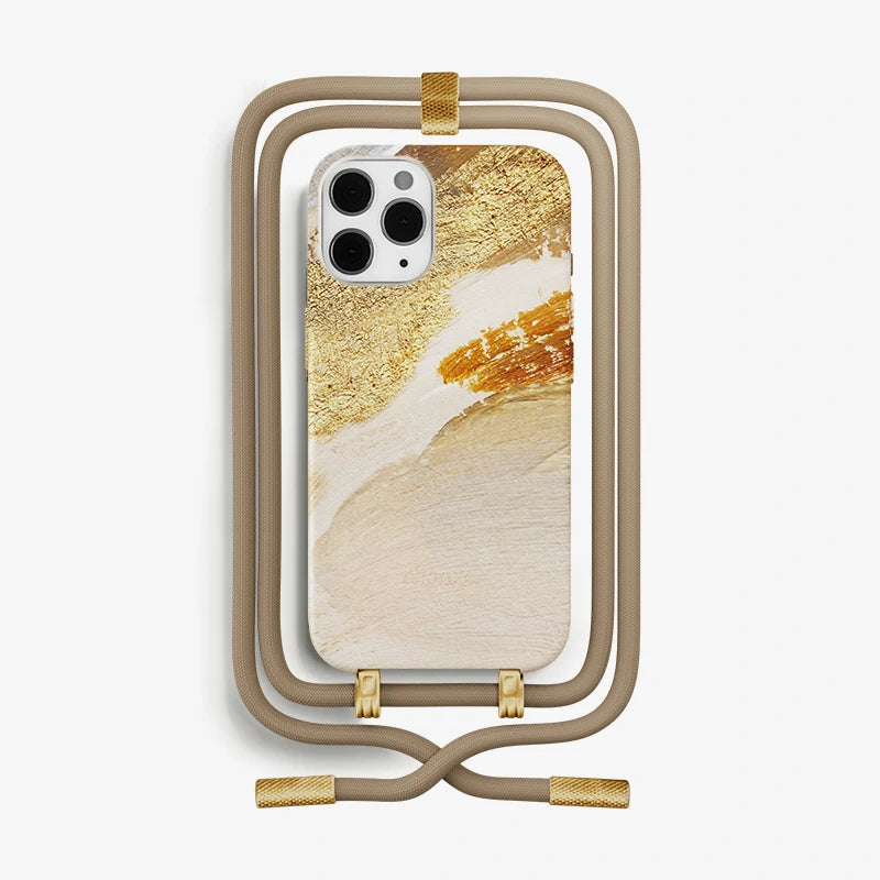 iPhone 12 / 12 Pro chaîne de téléphone portable Desert Gold