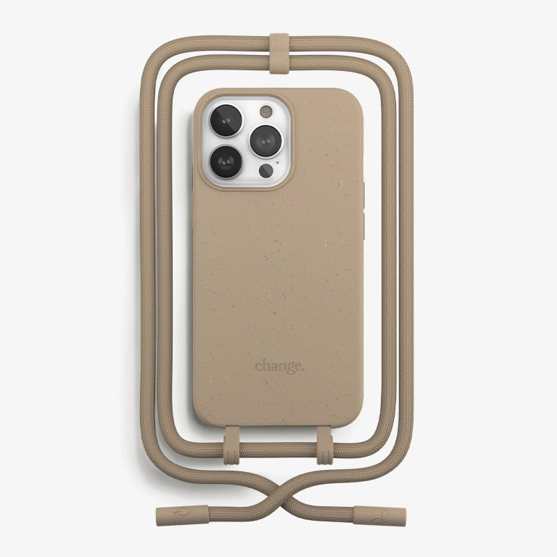 Iphone 13 Pro Chaîne de téléphone portable détachable Marron