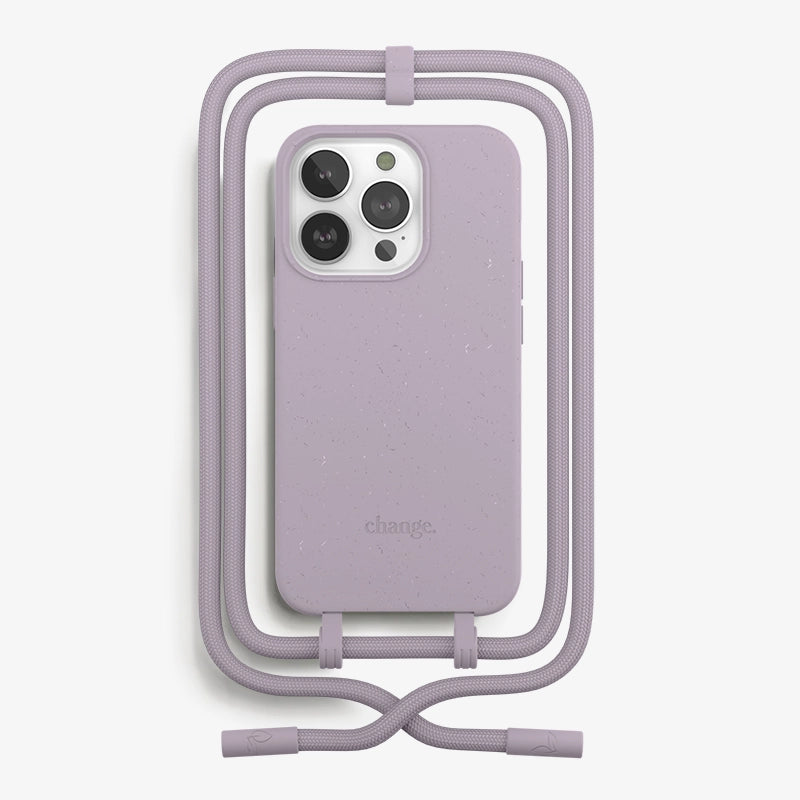 IPhone 14 Pro Coque Cordon Détachable Violet