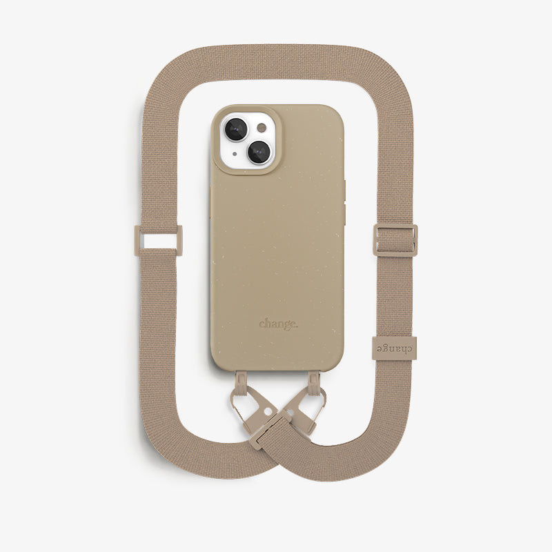 Change Bundle iPhone 15 Plus taupe marron