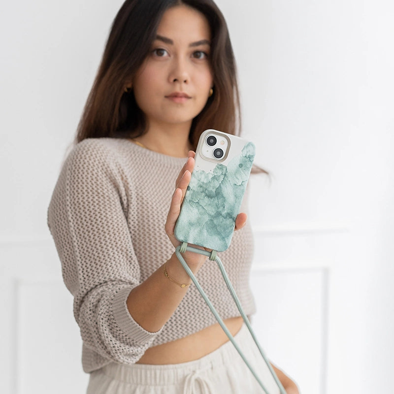 Chaîne pour téléphone portable iPhone 13 Pro Aqua Green