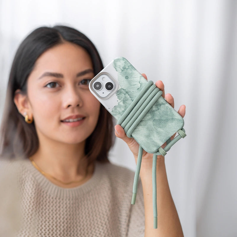 iPhone 15 Pro Collier Aqua Green