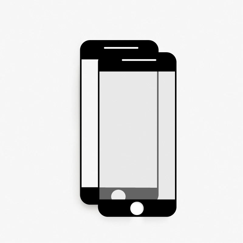Verre blindé 3D (2 pièces) - iPhone SE 3 (2022) / SE 2 (2020)