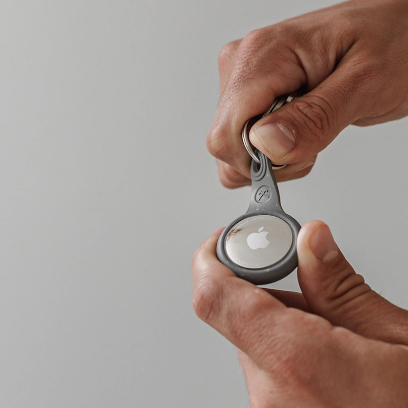 AirTag pendentif brun