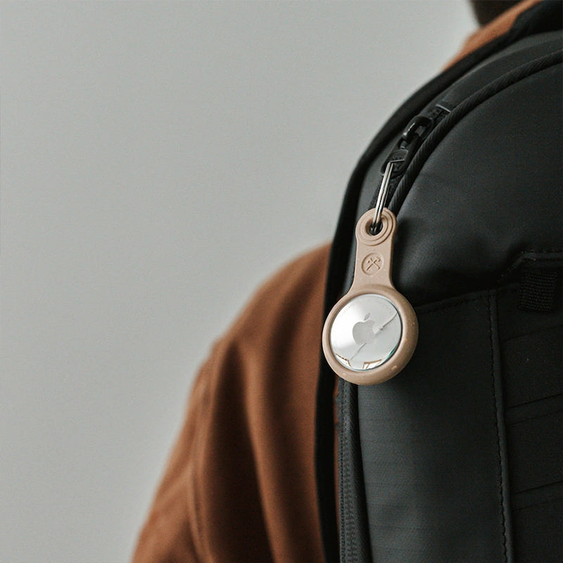 AirTag pendentif brun