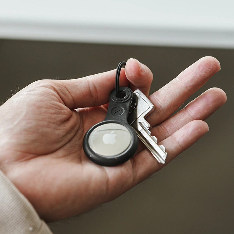 AirTag pendentif brun