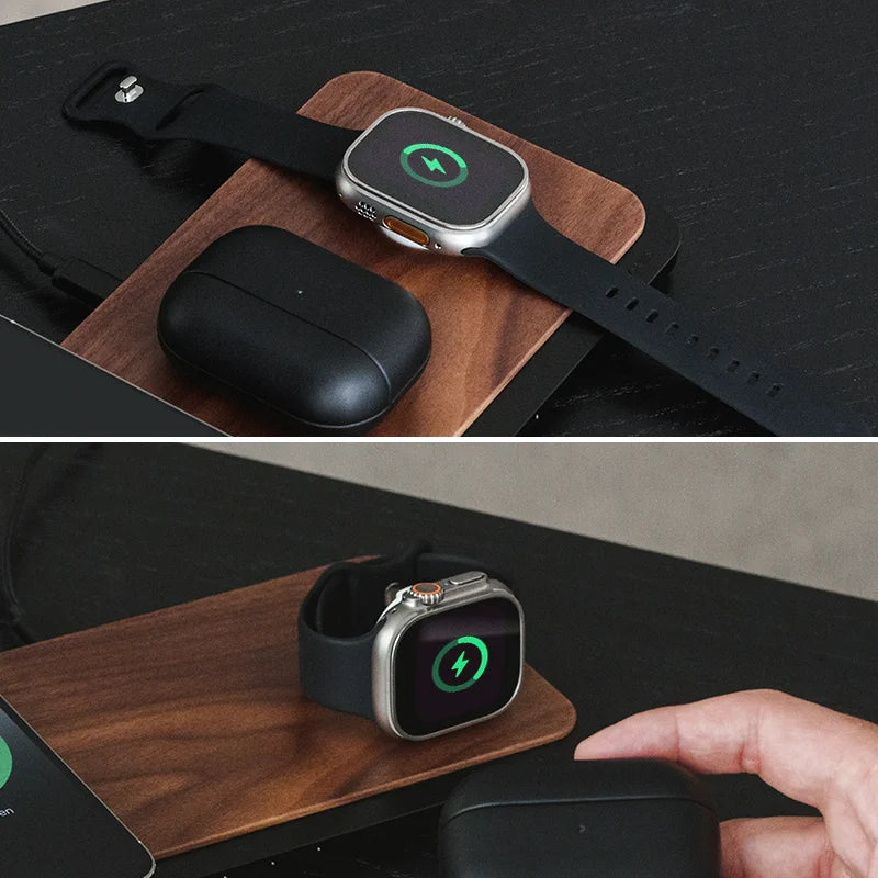 Chargeur 3-en-1 MagSafe & Apple Watch & Adaptateur secteur