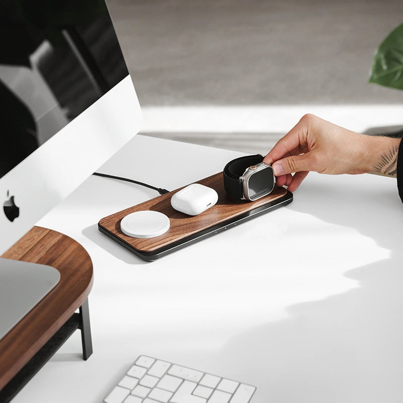 Chargeur 3-en-1 MagSafe & Apple Watch & Adaptateur secteur