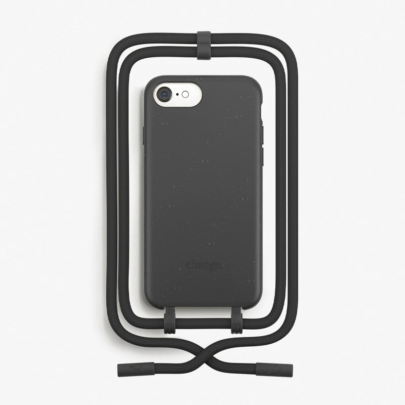 IPhone SE 3/ SE 2 Cordon Détachable Noir