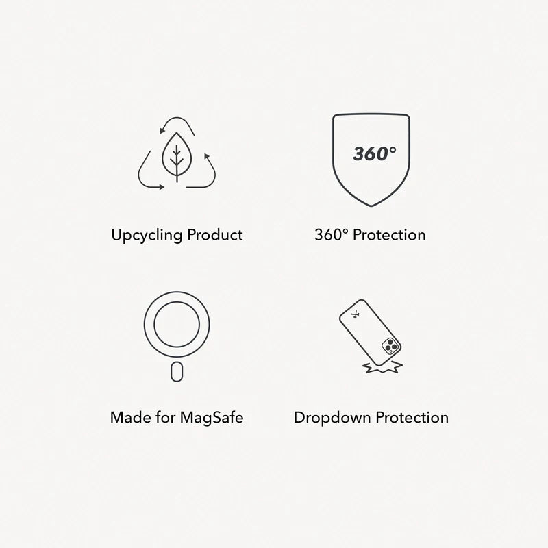 iPhone 14 Clear Case MagSafe bleu/mat