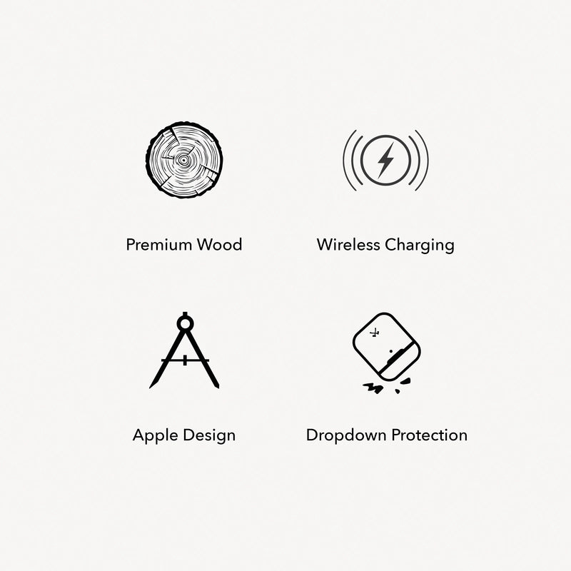 AirPods Pro Étui en bois pour AirPods