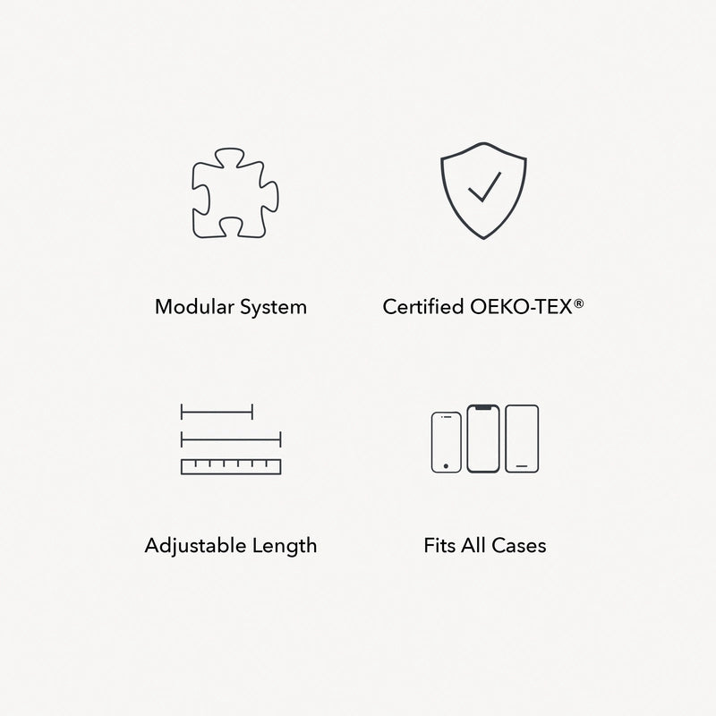 Collier Cordon Détachable noir