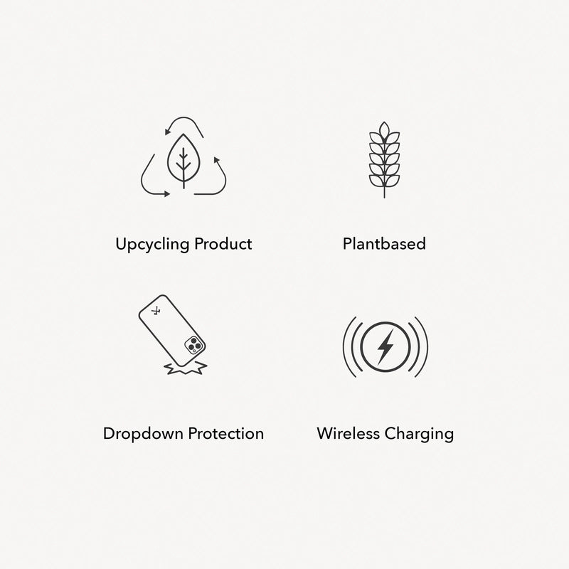 Iphone 14 Plus Housse transparente Marron