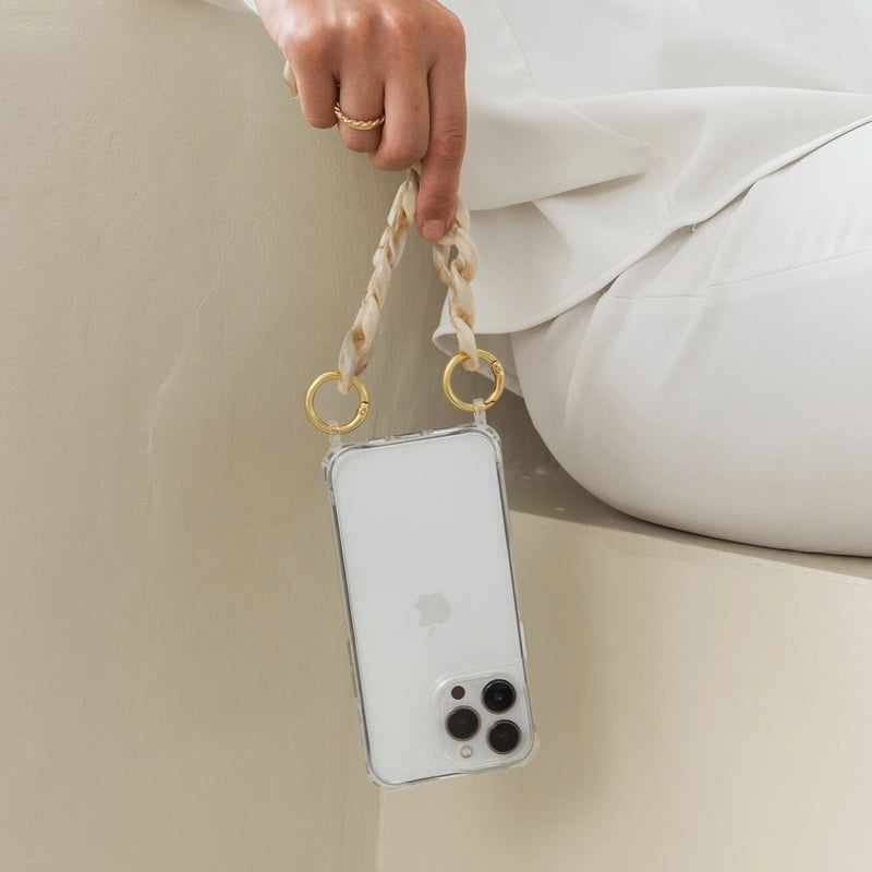 iPhone 17 Chaîne pour téléphone portable Transparent MagSafe