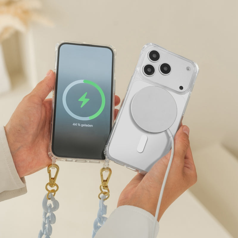 iPhone 17 Pro Max Chaîne pour téléphone portable Transparent MagSafe