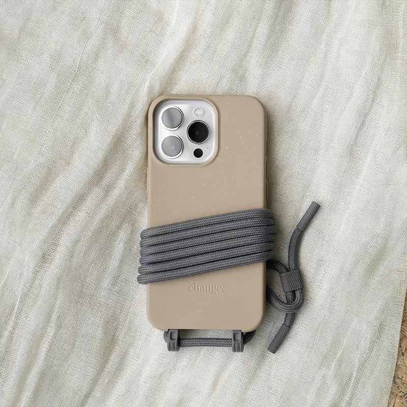 Chaîne interchangeable pour téléphone portable Gris