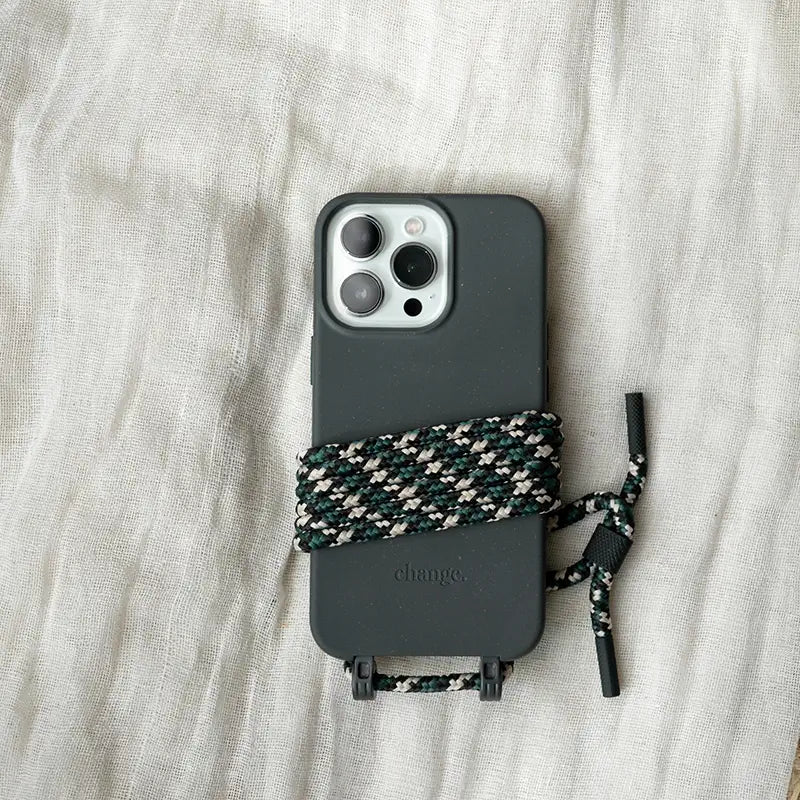 Chaîne interchangeable pour téléphone portable Gris Vert