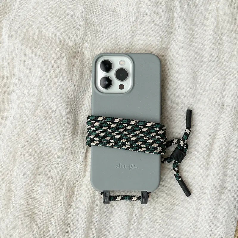 Chaîne interchangeable pour téléphone portable Gris Vert