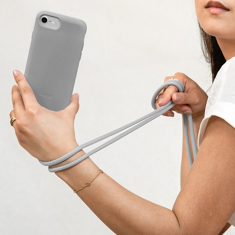 Chaîne interchangeable pour téléphone portable Gris