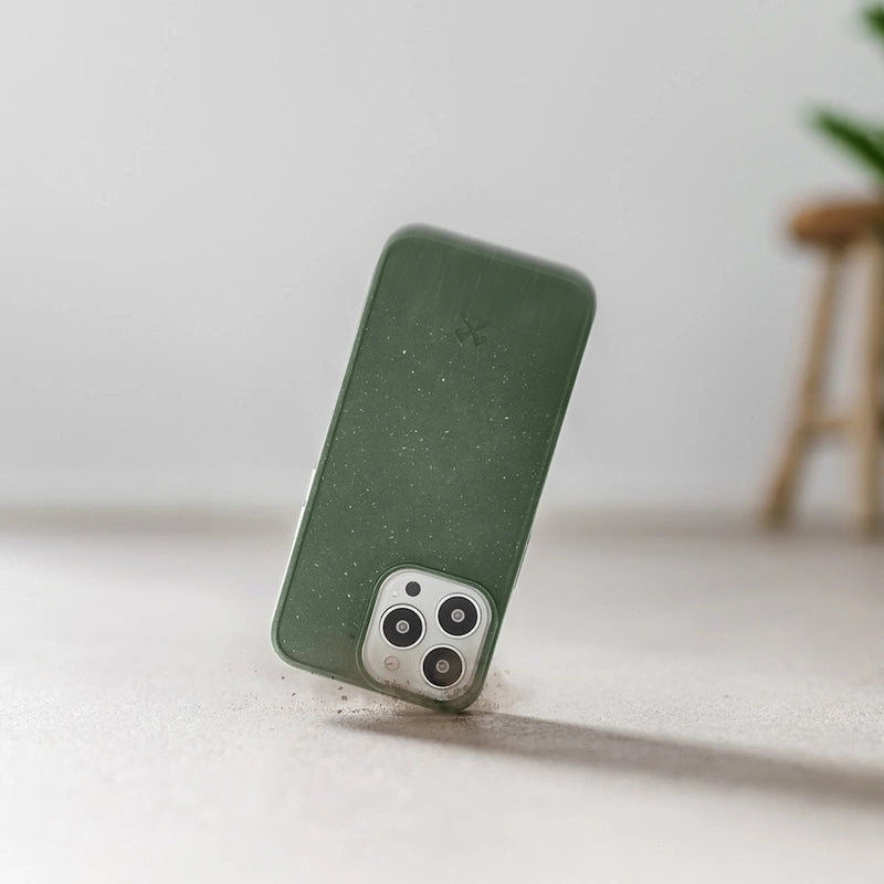 iPhone 13 Pro Étui pour téléphone portable durable vert nuit