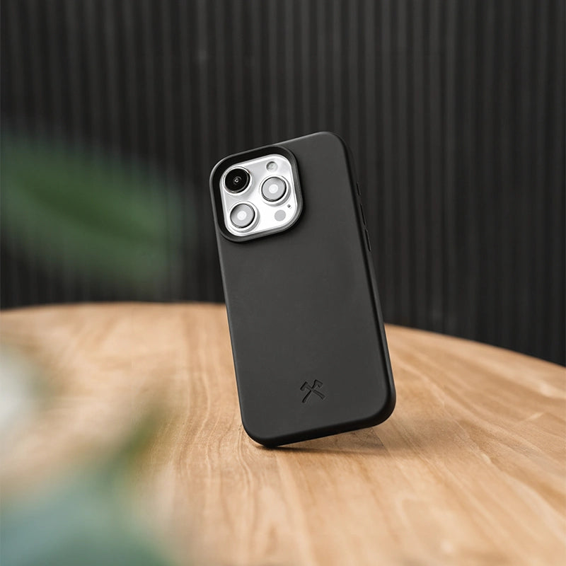 Iphone 15 Plus coque durable bio pour portable noir