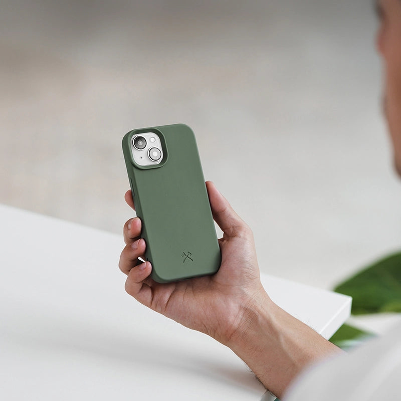 iPhone 15 Plus coque MagSafe durable vert