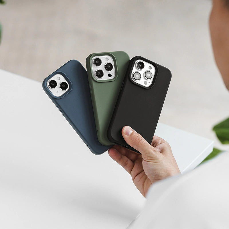 iPhone 15 Plus coque MagSafe durable vert