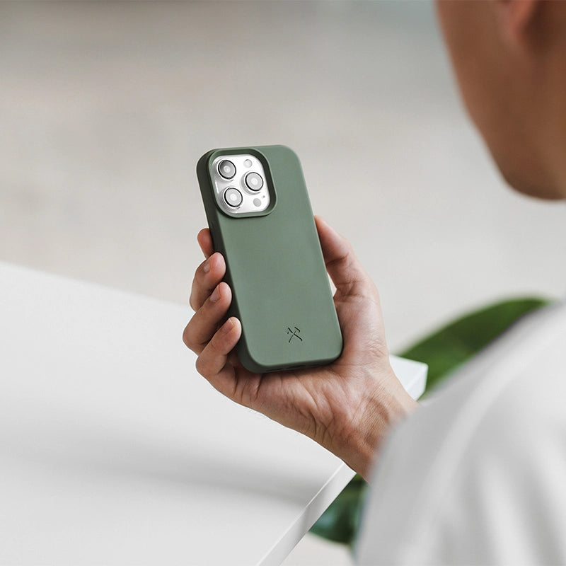 Iphone 15 Pro Max Housse durable bio pour téléphone portable vert
