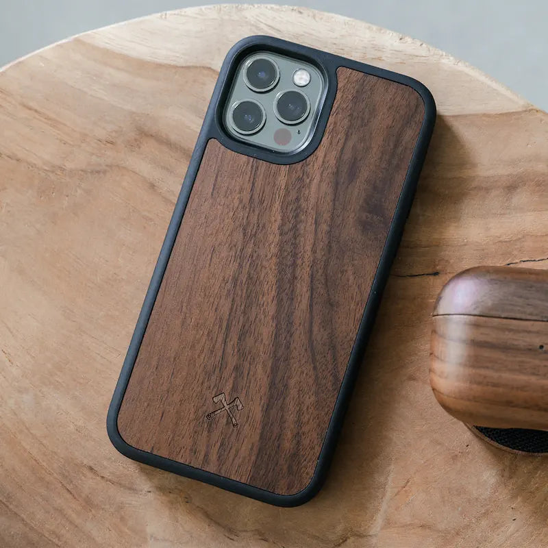 Iphone SE 3/ SE 2 Coque en Bois pare-chocs