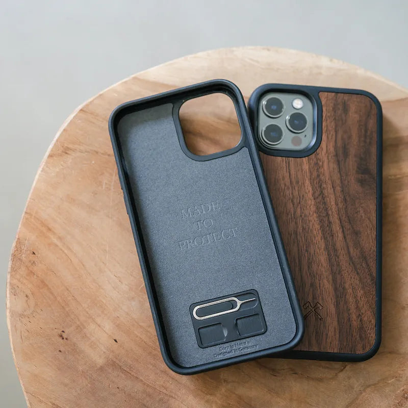 Iphone SE 3/ SE 2 Coque en Bois pare-chocs