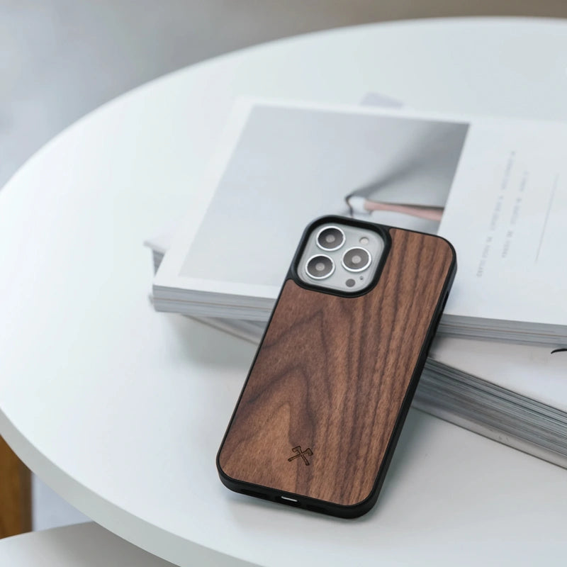Iphone 14 Pro Coque MagSafe en bois
