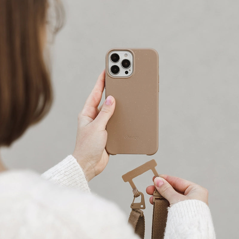 Change Bundle iPhone 15 taupe brun