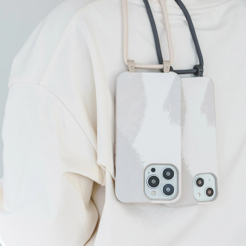 Collier détachable iPhone 15 Pro Dove White