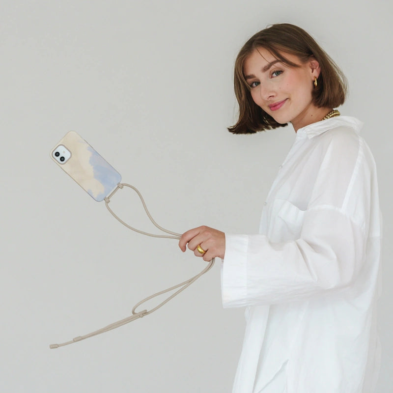 Chaînes pour téléphone portable Beige Bleu