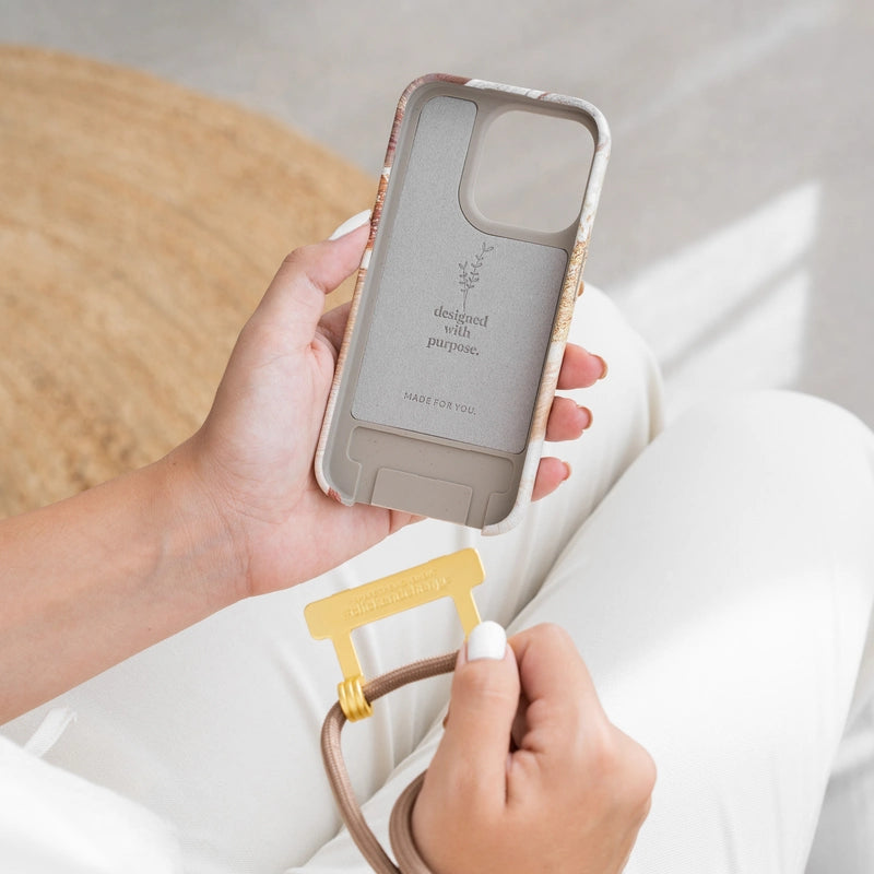 iPhone 14 Pro Chaîne de téléphone portable Or désert