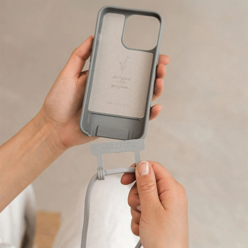 IPhone 12 Pro Chaîne pour téléphone portable détachable Gris