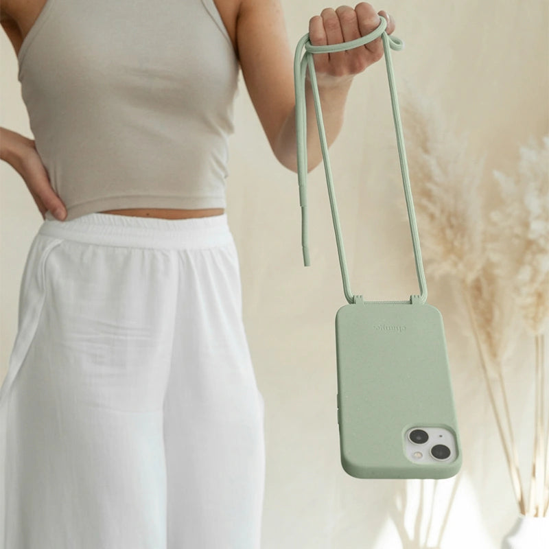 IPhone 14 Pro Coque Cordon Détachable Vert