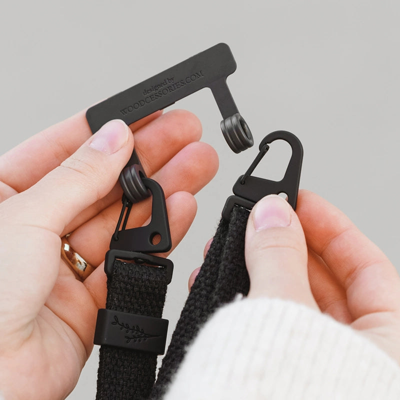 Collier Cordon Détachable noir