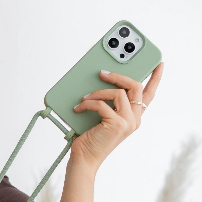 Collier détachable iPhone 15 Pro vert jade