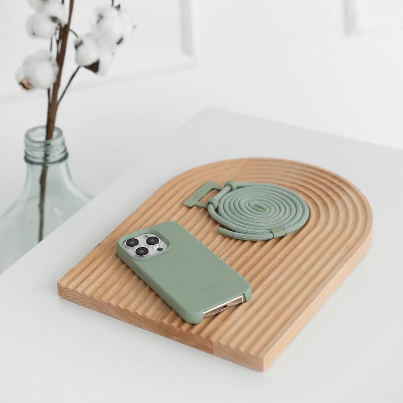 Collier détachable iPhone 15 Pro vert jade