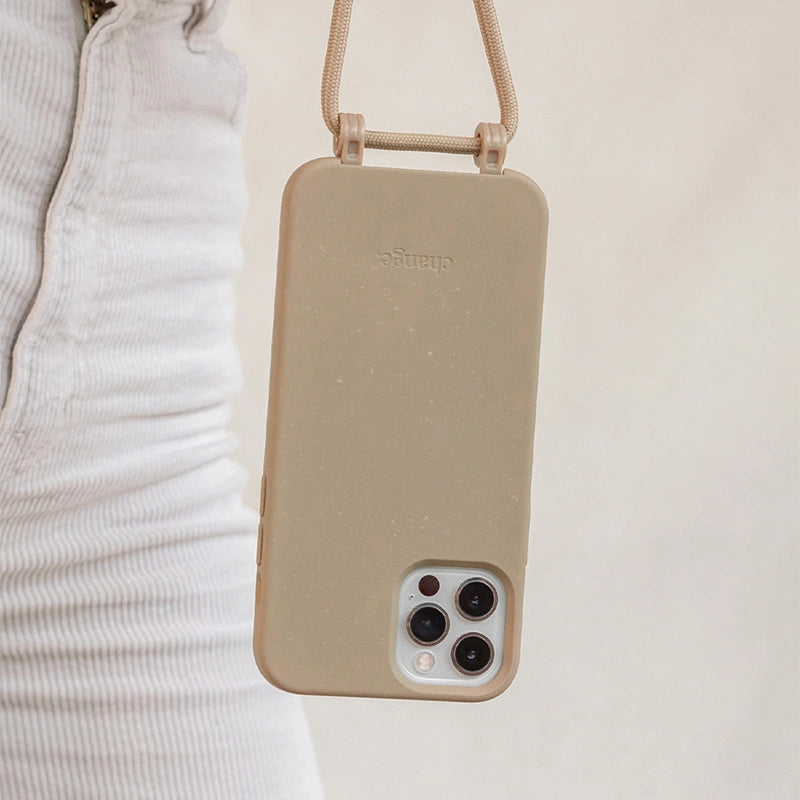 IPhone 11/ Xr Chaîne pour téléphone portable détachable Marron