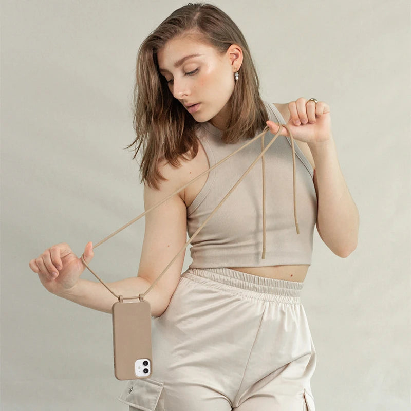 Chaînes pour téléphone portable Marron