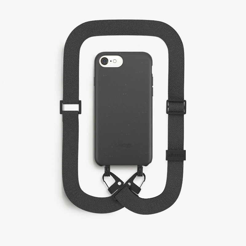 IPhone SE 3 Coque Cordon Détachable Noir