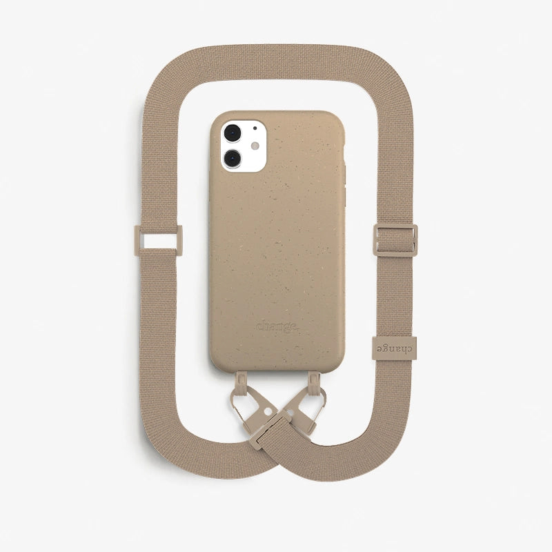 IPhone 11 Chaîne pour téléphone portable Marron