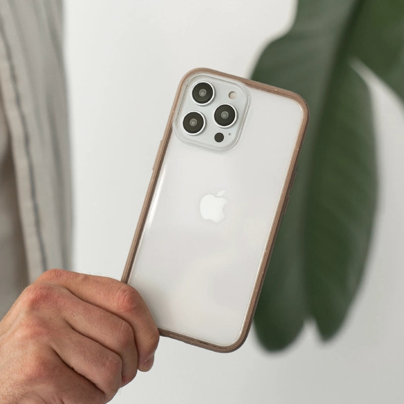 Iphone 14 Pro Max Étui transparente Marron