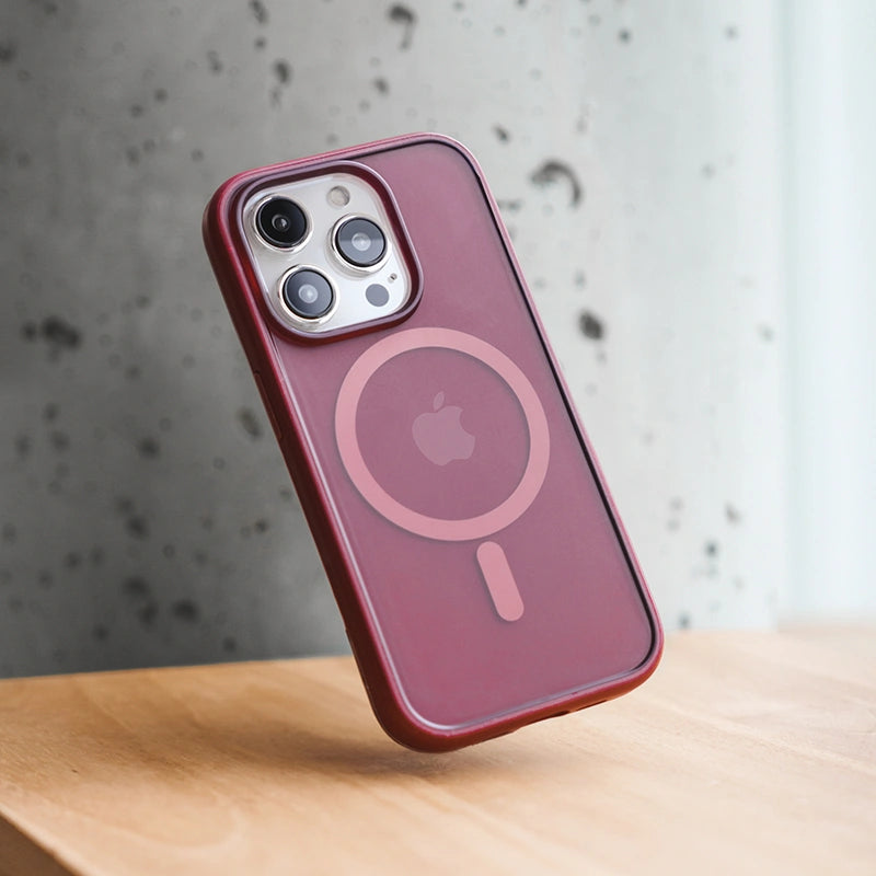 iPhone 13 Clear Case MagSafe rouge/mat