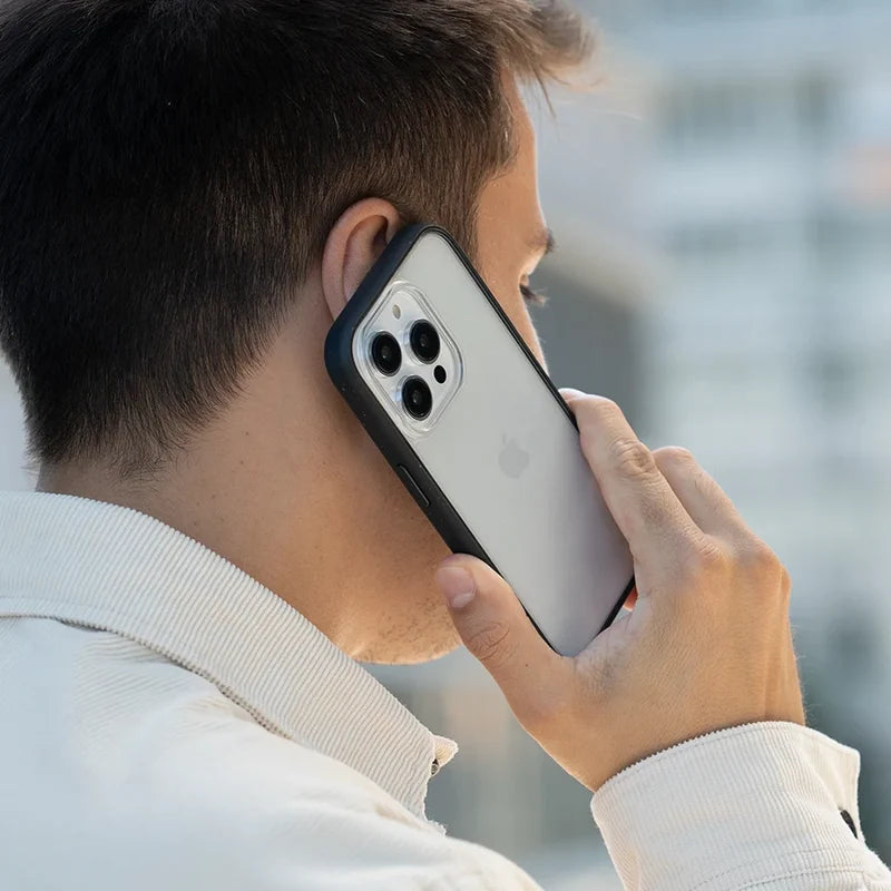 Coque transparent noir/clair