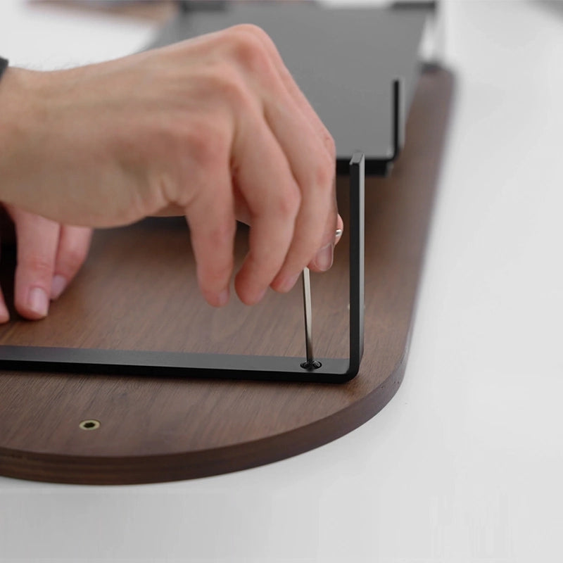 Desk Bundle Petit noyer simple