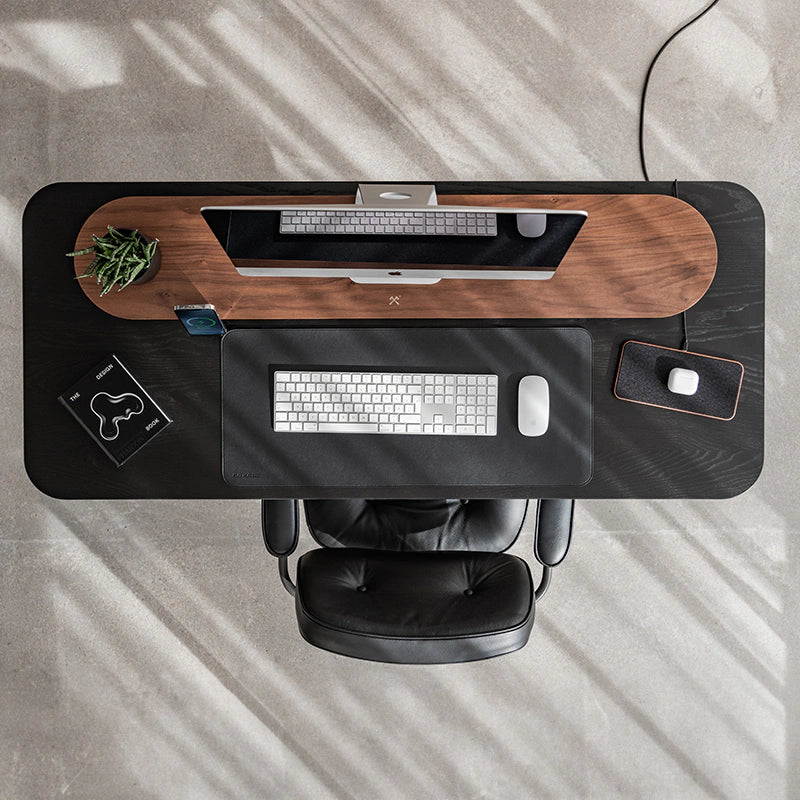 Support d'écran pour 2 écrans en bois