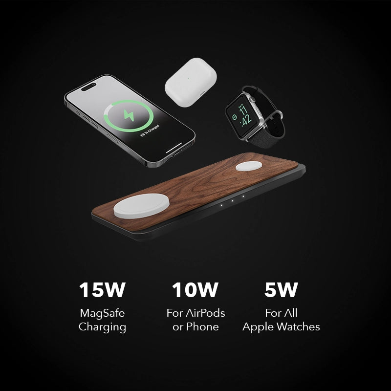 Chargeur 3-en-1 MagSafe & Apple Watch & Adaptateur secteur
